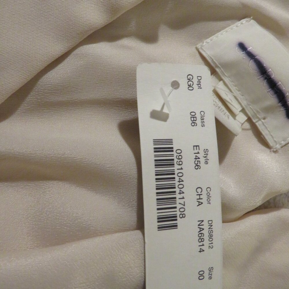 J Crew Cream Dress  Size 00 - Picture 8 of 10